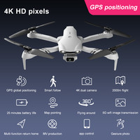 Profesjonalny Dron 4DRC z Podwójną Kamerą, Nowość Transmisja w Czasie Rzeczywistym RC, z GPS 4K Wi-Fi, 5G Szeroki Kąt FPV, Dystans 2 km, 2021 2
